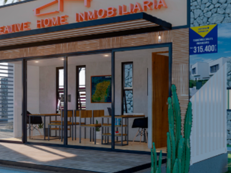 Contenedores oficinas ventana frontal méxico