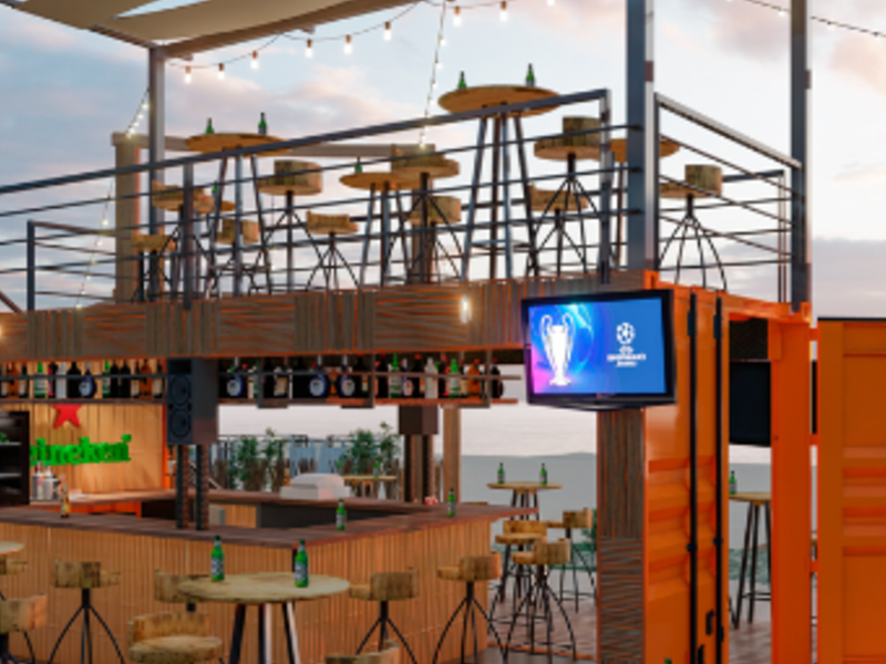 Contenedores restaurante /bar  méxico 