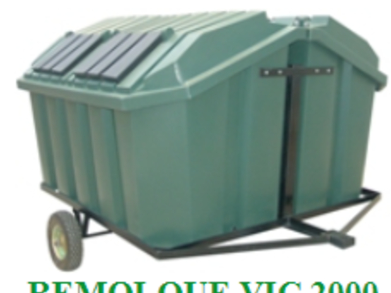 Contenedores basura remolque vic 2000 méxico