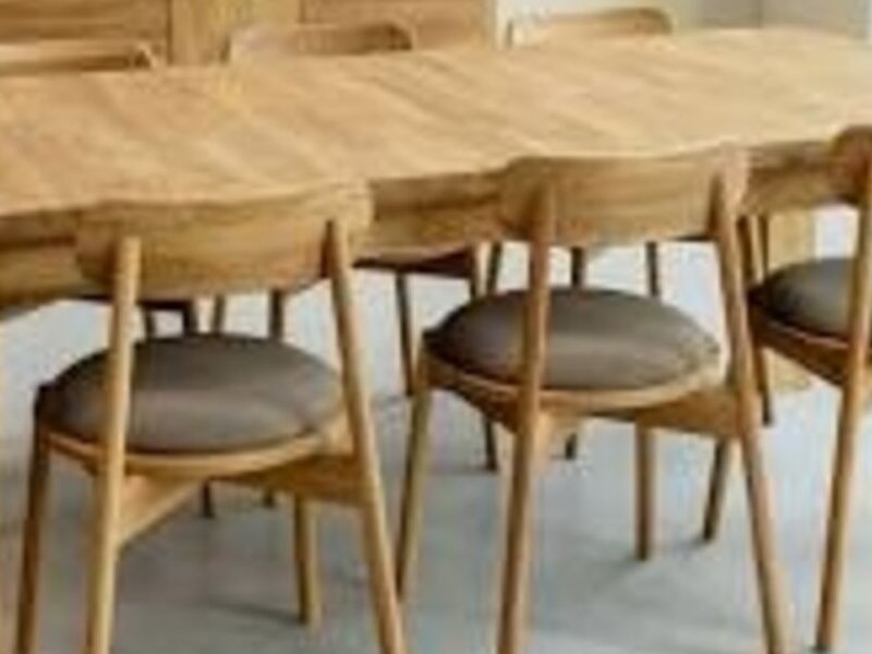 Mesa comedor madera maciza México 