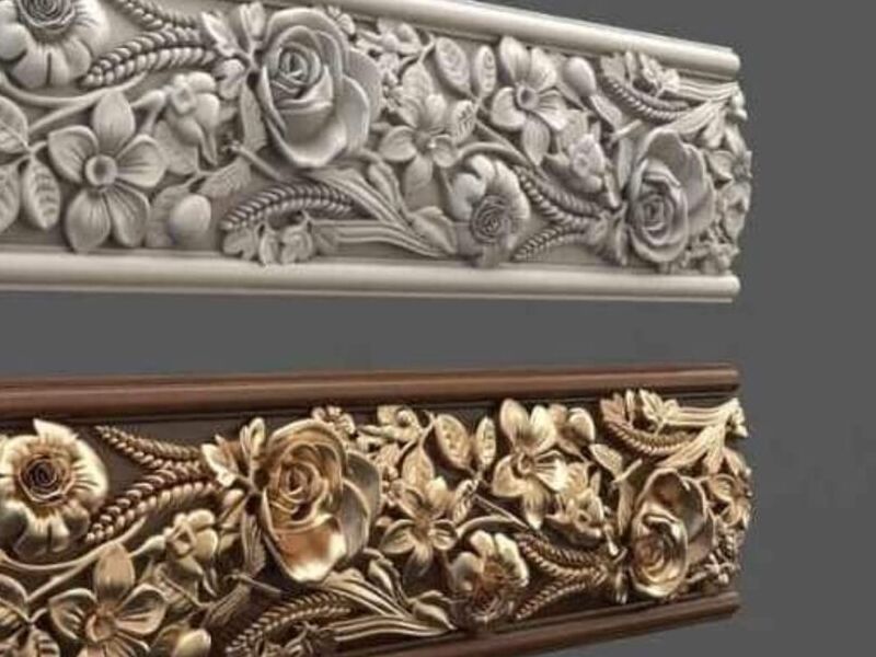 Moldura Pieza Floral México