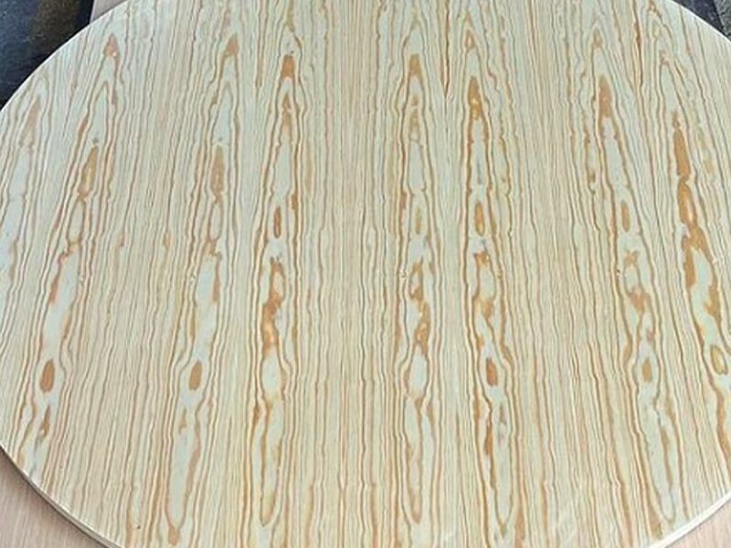  Chapa de madera circular México 