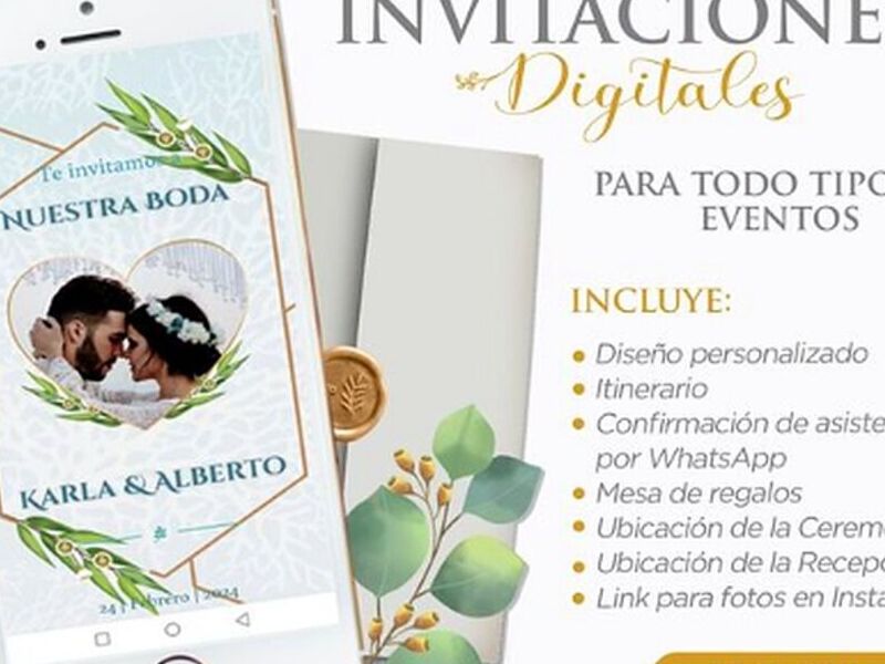 Invitaciones digitales Morelia
