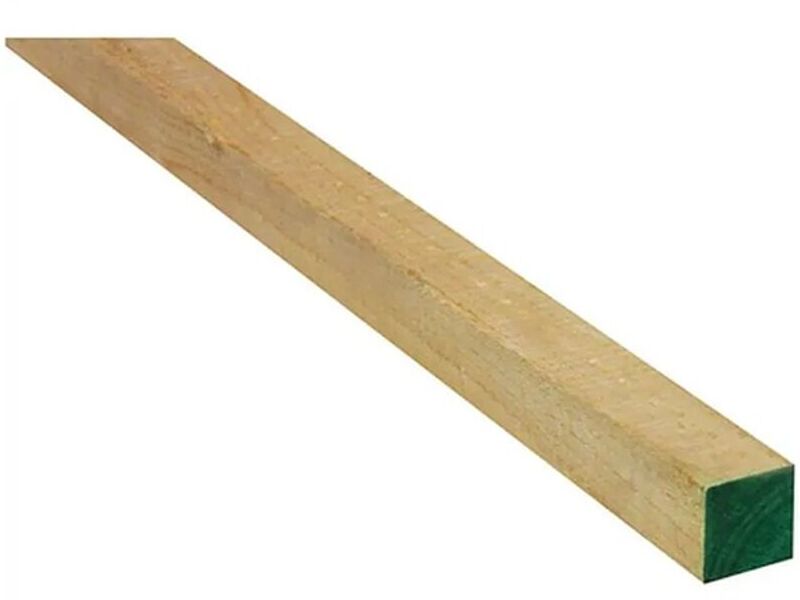 PINO DIMENSIONADO VERDE 2" X 2" 3,2 MT