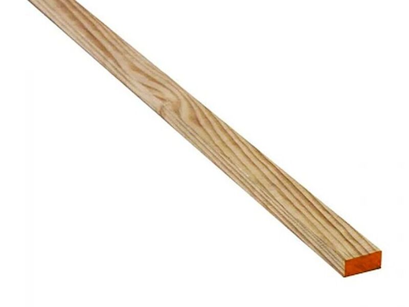 PINO CEPILLADO SECO 1" X 2" 3,2 MT