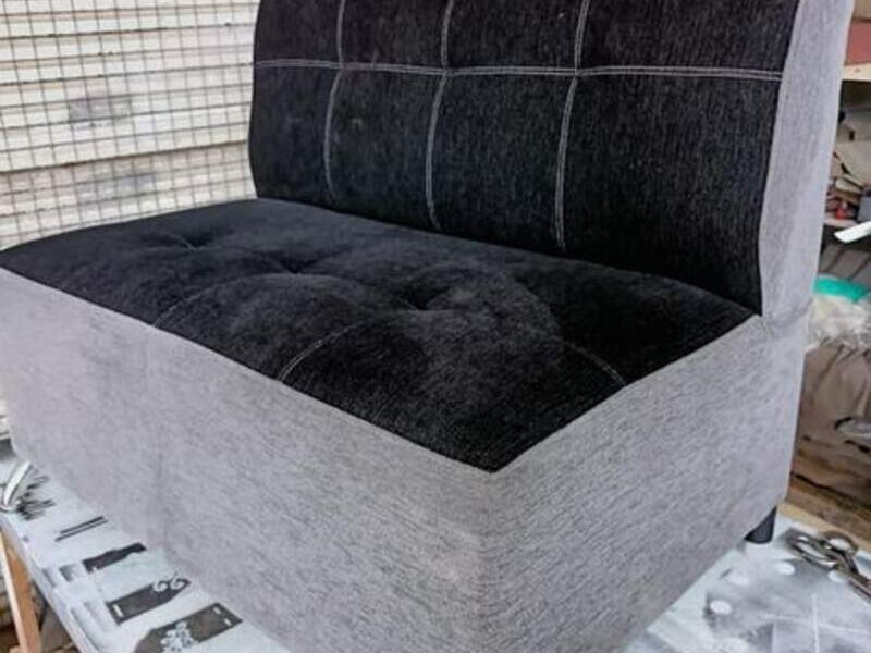 Sillón Tapizado Negro Tepic