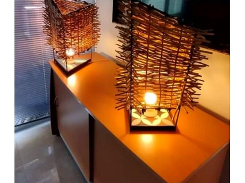 Lámpara estilo cubo México