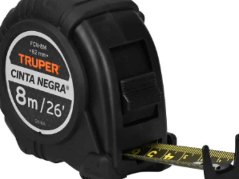 Flexómetro Cinta Negra Truper CDMX