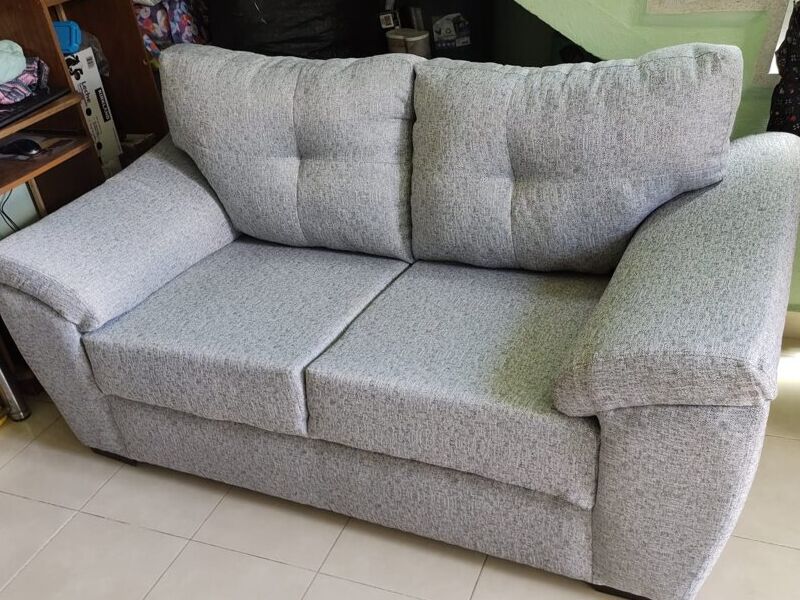 Sillón Tapizado Gris México 