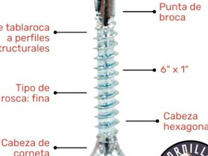 Tornillo Cuerda Fina México 