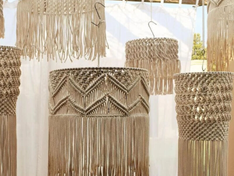 Candiles Colgantes de techo Macrame México