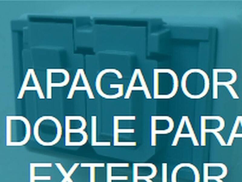 Apagador Doble Exterior México 