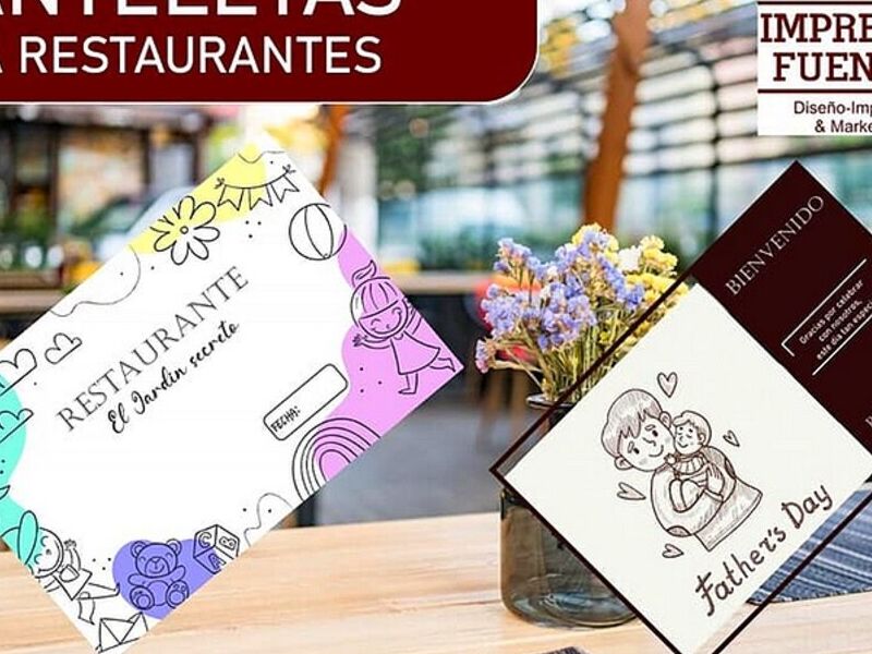 Manteletas para restaurante 