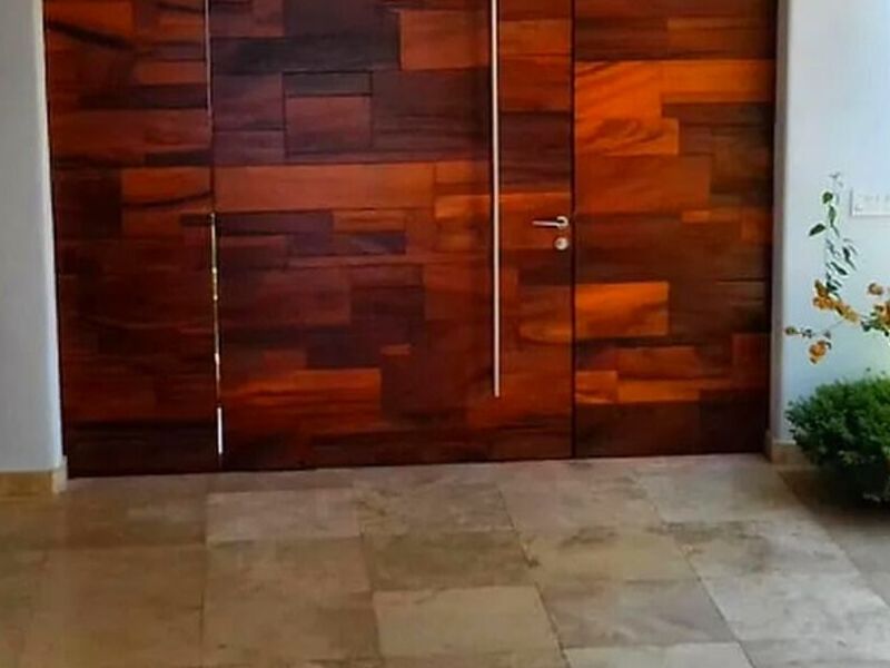  Puerta interna de madera México