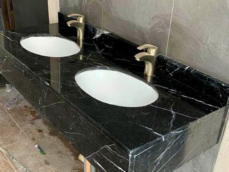 Cubierta negra para baño México