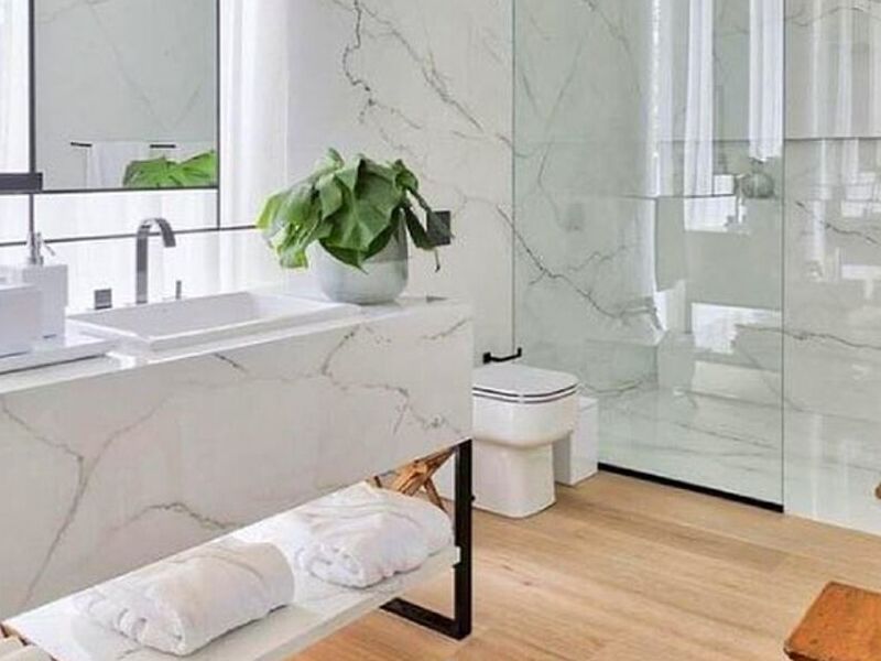 Baño tipo mármol México
