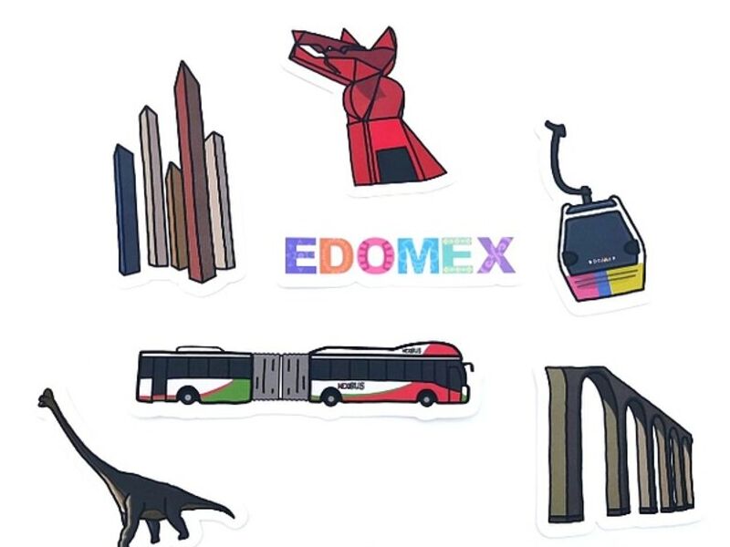 Pack De 7 Calcomanías EDOMEX México