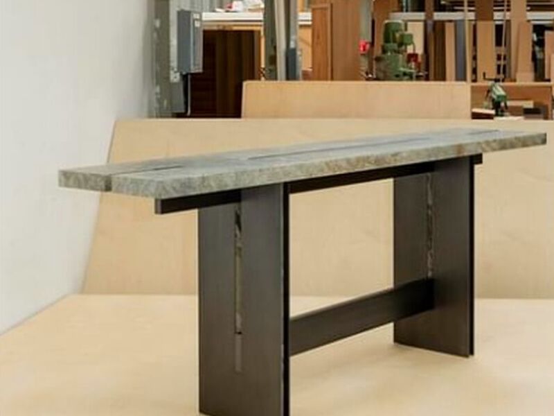 Mesa tipo mármol detallada México