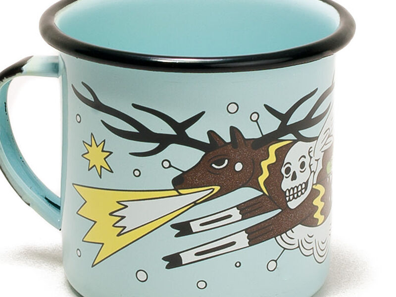 TAZA DE MESA DE PELTRE MENTA México
