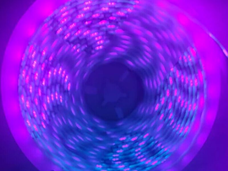 Tira LED 5050 UV Ultravioleta Mexico
