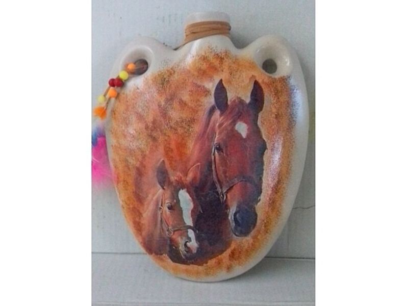 Caballos en jarrón México