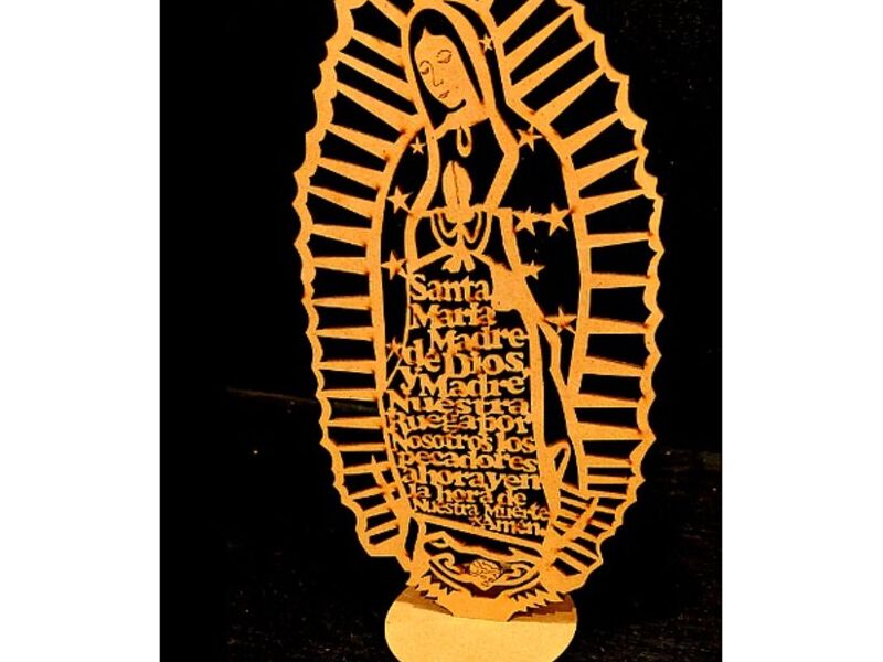 Virgencita madera México