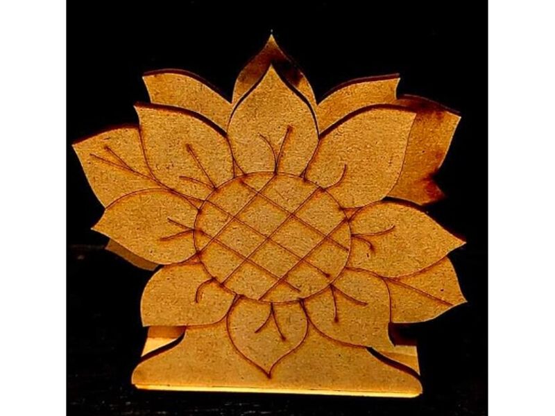 Servilletero flor México
