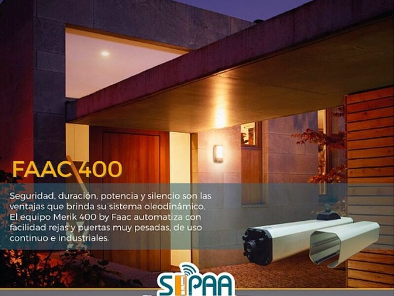 Sistema oleodinámico FAAC 400 México