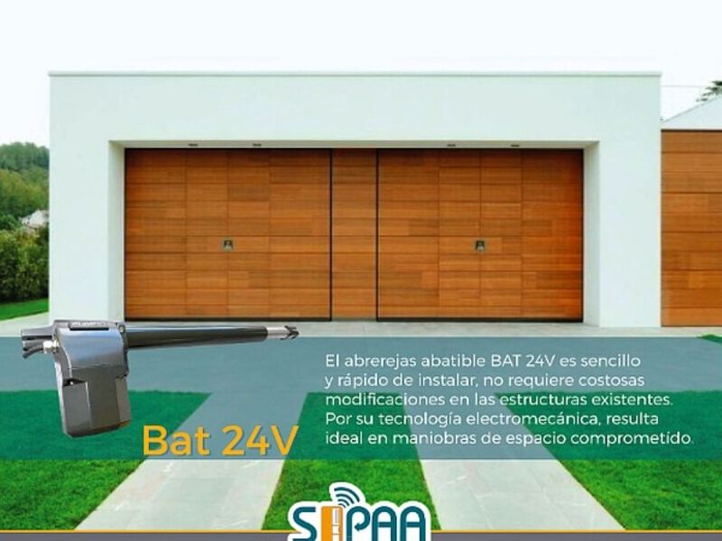 Abrerejas abatible Bat 24V México