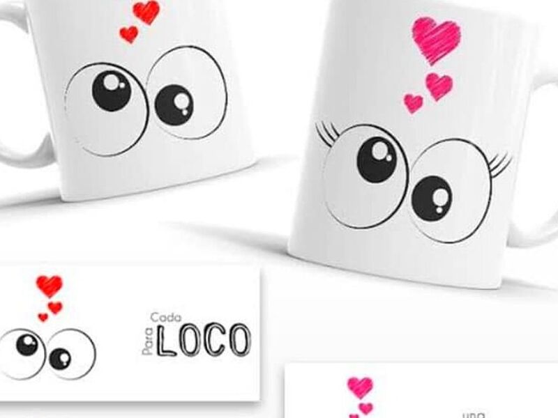 Tazas loco y loca Mexico
