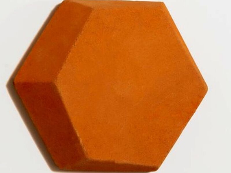 Mosaico Hexágono Barro 3D México