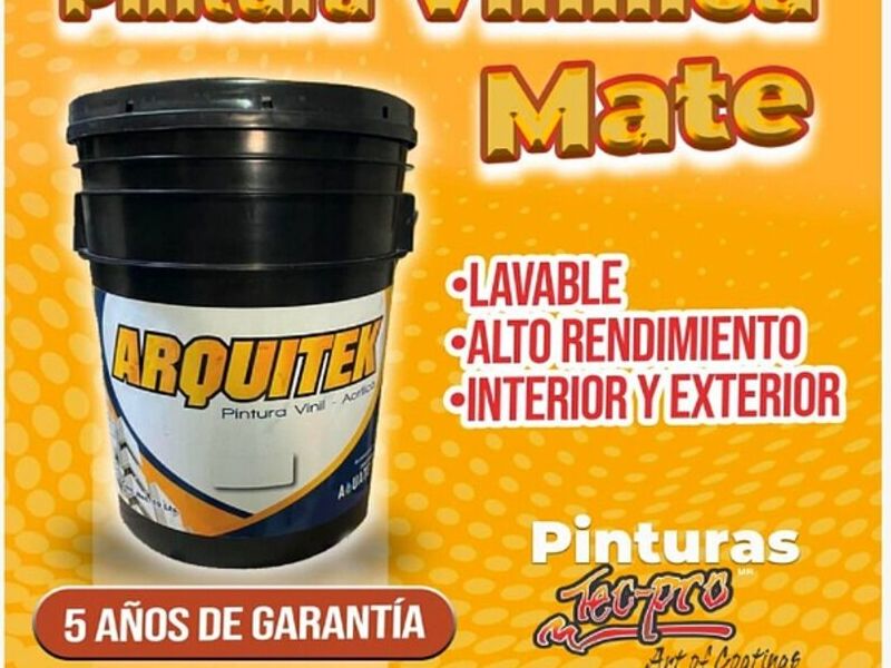 Pintura Vinílica Mate México 