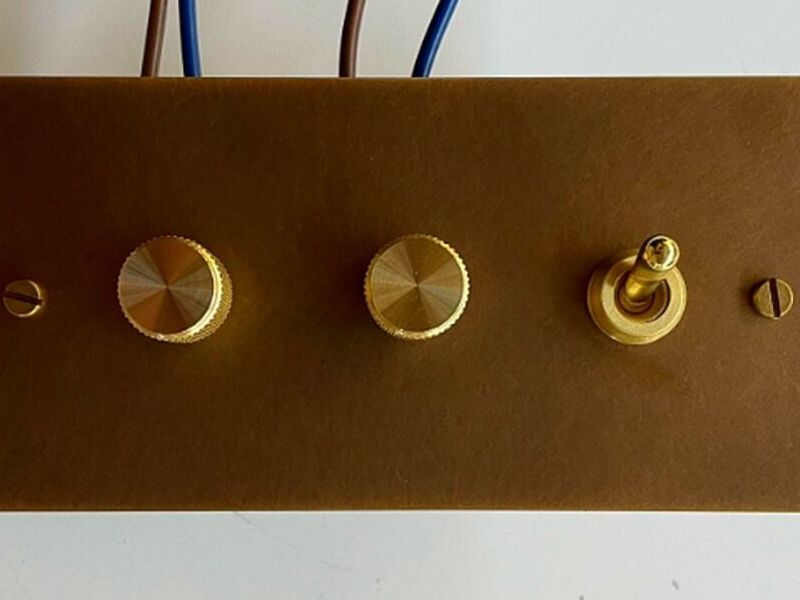 Dimmer doble y apagador México 