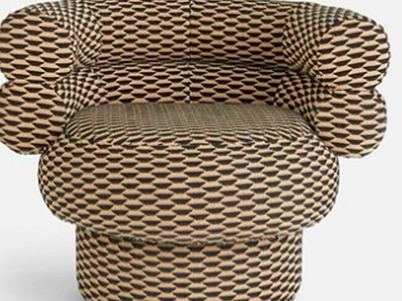 Sillón tapizado vintage México