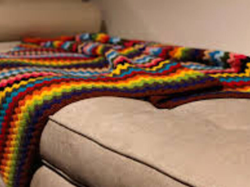Cobija de crochet modelo Emilia México