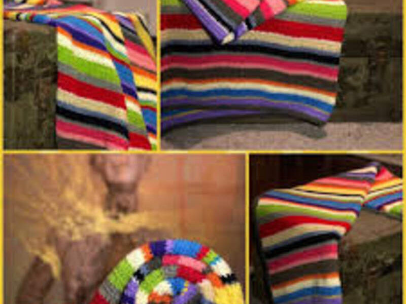 Cobija de crochet modelo Maria México