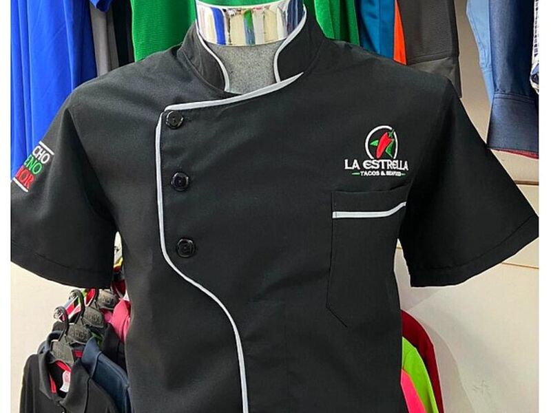 Uniforme de Cocinero Negro México