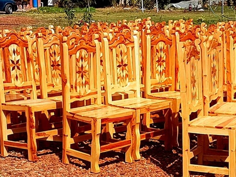 Silla madera cedro MICHOACÁN