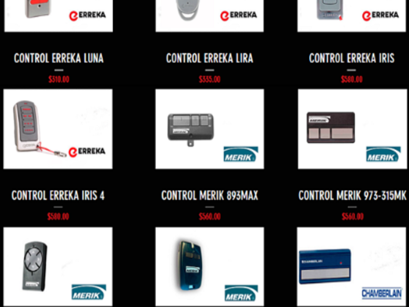 Control remoto garaje