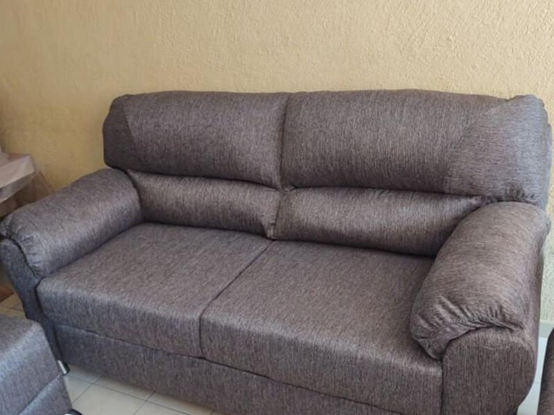 Sillón Tapizado Gris Veracruz 