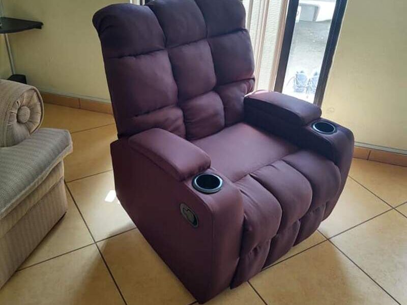 Sillón Tapizado Vino Veracruz 