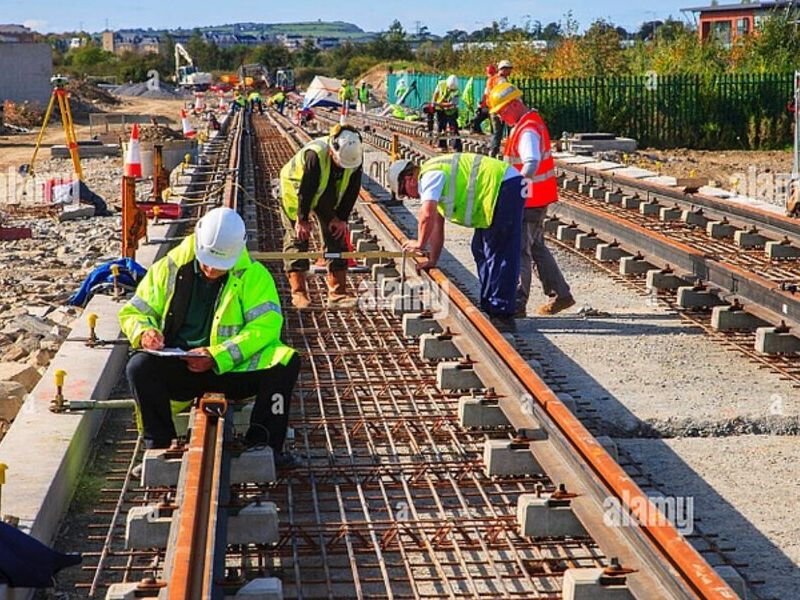Construcción vías México