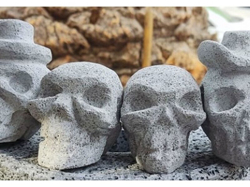 Calaveras piedra México