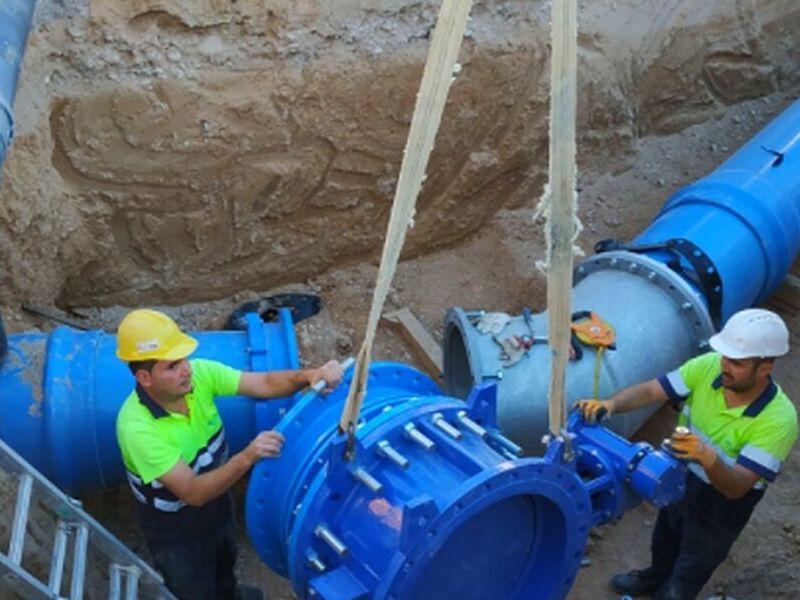 Red Tuberías Agua Presión México 