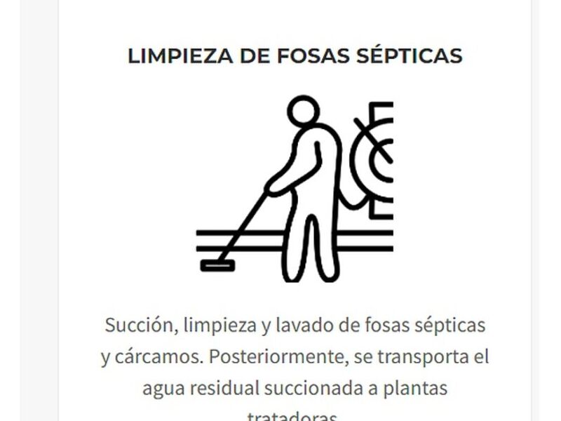 LIMPIEZA FOSAS SÉPTICAS MÉXICO 