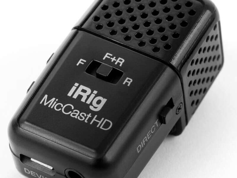 Micrófono iRig Mic Cast HD podcasting México