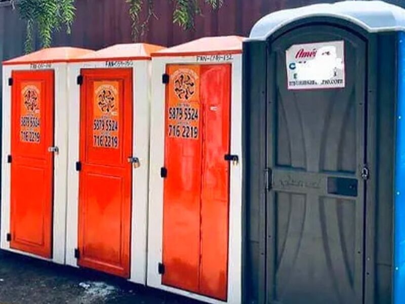 Baño Portatil obra construccion Mexico