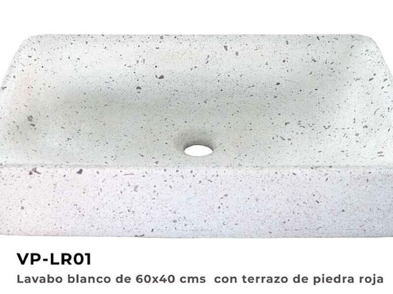 Lavabo blanco rectangular México