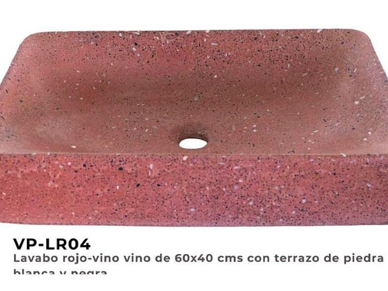 Lavabo rojo vino México