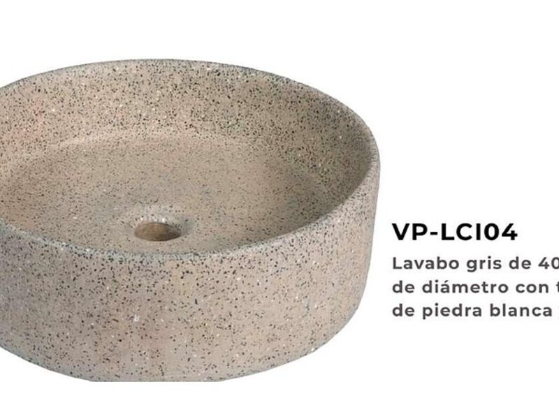 Lavabo terrazo gris México